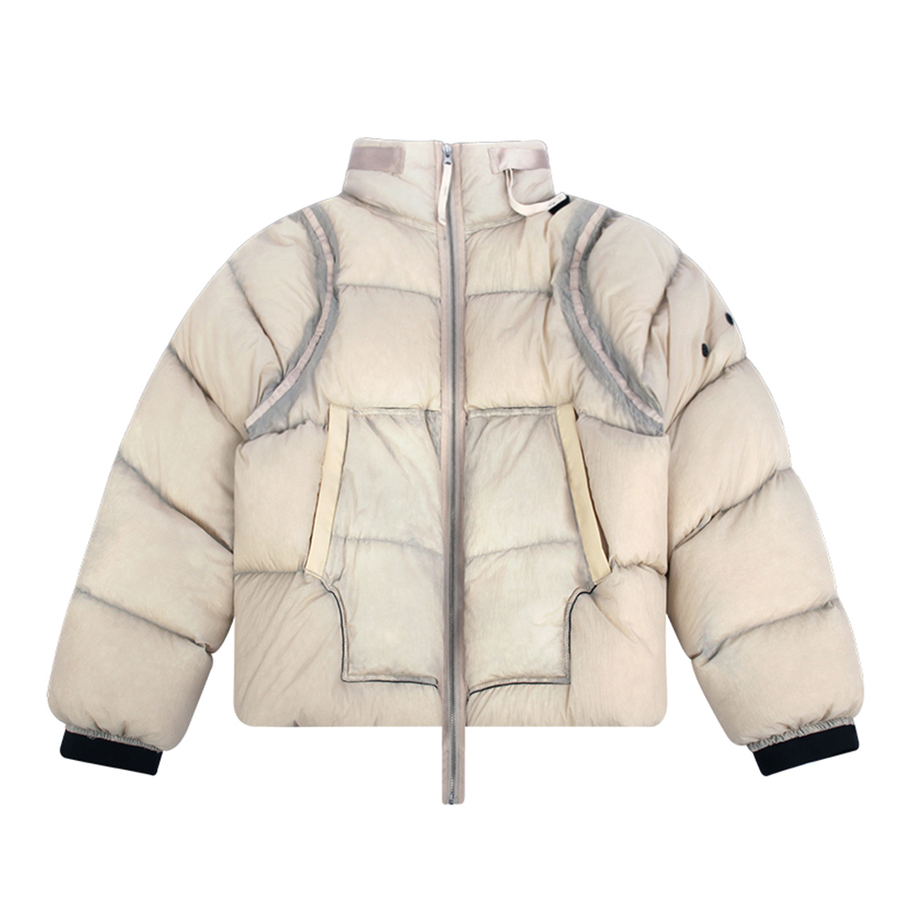 techwear puffer jacket front view